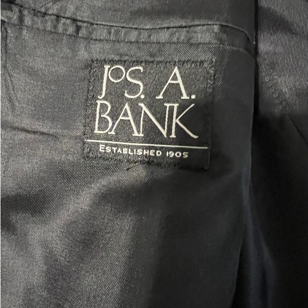 Jos.A Bank Black Cashmere Two Button Front Sports Coat Size 48L - Picture 4 of 8
